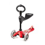 Vaiki&scaron;kas paspirtukas Micro Mini Deluxe 3in1 - Red