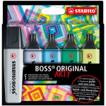 Stabilo Boss Artie žymekliai, 5 vnt. (vėsūs atspalviai)