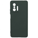 Evelatus xiaomi xiaomi 11t/ 11t pro nano silikono dėklą mink&scaron;ta lietimas TPU tamsiai žalia