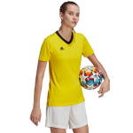 Sportiniai mar&scaron;kinėliai moterims Adidas Entrada 22 Jersey W HI2125, geltoni