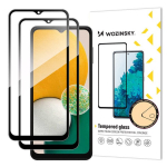 Grūdintas stiklas Samsung Galaxy A13 5G / A23 su rėmeliu, juodas, 2 vnt.
