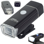 Dviračio lempa 180 liumenų USB, juoda