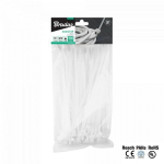 Tvirtinimo dirželiai Bradas 2,5 x 100 mm, 100 vnt., Neutral