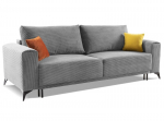 Trivietė sofa - lova Nora, pilka