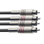 Kabelis 2xRCA/2xRCA (m/m) Stagg STC060C, 60 cm