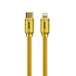 Jungties laidas - WEKOME - WDC-163 - USB-C į Lightning - 20W - 1 m - Auksinė