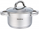 klausberg kb-7123 18 cm 2,6 l viryklė su dangčiu
