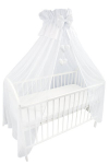 Vaiki&scaron;kos lovytės baldakimas MyBaby, baltas 165x500