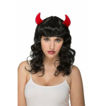 Perukas My Other Me Demonas-mergina Brunetė