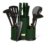Berlinger Haus peilių ir virtuvės reikmenų rinkinys Emerald Collection, 12 vnt.