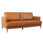 Sofa LEO, 3-vietė, &scaron;viesiai ruda