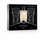 Rinkinys Poseidon Intenso vyrams: tualetinis vanduo EDT, 150 ml + du&scaron;o želė, 150 ml + balzamas po skutimosi, 150 ml