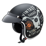 Motociklininko &scaron;almas W-TEC Caf&eacute; Racer - 3Ways Surf S(55-56)