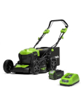Akumuliatorinė savaeigė vejapjovė Greenworks GD40LM46SPK4x, 40 V, su akumuliatoriumi ir įkrovikliu