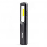 Serviso žibintuvėlis su magnetu ir kabliuku WT07, IP44, 6500K, 1200mAh, micro USB