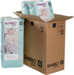 Sauskelnės-kelnaitės Bambo Nature 4 (7-14 kg), 3x40 vnt.
