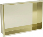 Mexen X-Wall-NR įleidžiama sieninė lentyna, 45x30 cm, Gold