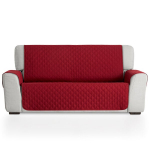 Bestcovers stora vienpusė sofos apsauga 200x195cm, raudonos spalvos
