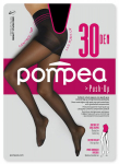 Pėdkelnės moterims Pompea Push Up Nero, 30 DEN