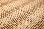 Balkono uždanga Technorattan, 1x3 m, ruda