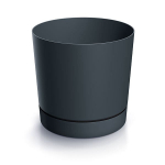 Gėlių vazonas su lėk&scaron;tute Prosperplast Tubo P DPOP180-S433, juodas