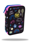 Forminis dviejų skyrių penalas su priedais CoolPack Jumper 2 Tennis star F066691