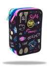 Forminis trijų skyrių penalas su priedais CoolPack Jumper 3 Tennis star F067691