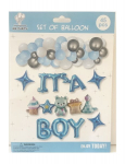 Balionų rinkinys It's a boy, 45 vnt.
