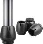 Apsauginiai dangteliai kėdžių kojos 12-16mm juodos spalvos