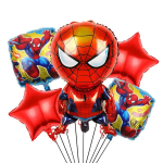 Folinių balionų rinkinys Žmogus Voras ( Spiderman ) AYD230510-14, 5 vnt.