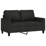 Dvivietė sofa vidaXL, juoda