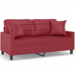 Sofa vidaXL, raudona