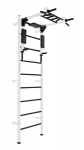 Sporto kompleksas San Pro, 229x68cm, baltas