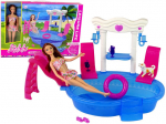 Lėlė su baseinu ir priedais Lean Toys