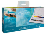 Akvarelinių dažų rinkinys Sennelier La Petite Aquarelle, įvairiaspalvis, 24vnt