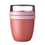 Pietų dėžutė - MEPAL - Ellipse - 2 skyrių - 200 ml ir 500 ml - Rožinė Vivid mauve
