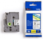 brother originali kasetė, brother, tze-221, juodas spausdinimo/baltas pagrindas, laminuota, 8 m, 9 mm