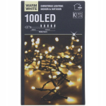 Kalėdų eglutės žibintai vidaus lauko 1042,5 cm WARM WHITE 100 LED WHITE
