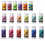 PLAY-DOH CIASTOLINA TUBES DohVinci 18vnt. blizgančių pastelinių dvigubų mėginukų rinkinys
