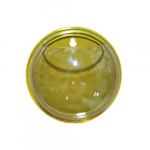 Plastikinis universalus 15cm vazonas, Geltona