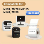 Phomemo M110 Suderinamos Terminės Etiketės, 320 vnt./Ritinys