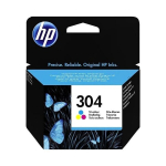 hp originalus ra&scaron;alas n9k05ae, hp 304, trispalvis, 100p, hp deskjet 2620,2630,2632,2633,3720,3730,3732,3735