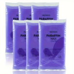 Waxkiss parafino va&scaron;ko papildymas, 6 vnt. (1200g) - drėkinamasis terapinis va&scaron;kas rankoms ir kojoms. ,  Violetinė