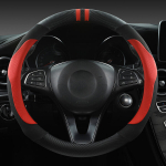 Tinkantis zom&scaron;inis vairo gaubtas - neslystantis, patvarus ir patogus dizainas. , Track Red-Round (1855 Suede) Novatori&scaron;ka automobilio apdaila