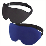 Ypač mink&scaron;ta 3D formos miego kaukė &scaron;oniniam miegui ,  Juoda ir mėlyna