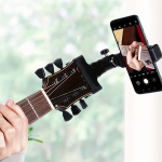 Gitara Galvos Apkabos Mobilusis Laikiklis Transliacijoms 360&deg; Pasukamas.