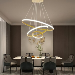 Modernus LED lubų &scaron;viestuvas, reguliuojamas ry&scaron;kumas, romanti&scaron;kas sietynas., B tipas
