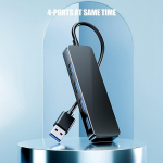 Itin Plonas 4-ų Prievadų USB 3.0 &Scaron;akotuvas