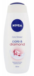Du&scaron;o želė Nivea Care & Diamond 500 ml