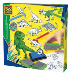 SES Antspaudukų rinkinys - dinozaurai